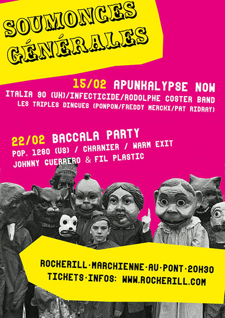 Apunkalypse Now au Rockerill le 15 février 2020 à Charleroi (BE)