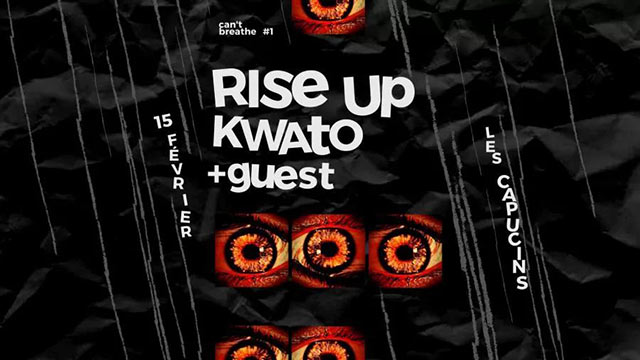 Rise Up + Kwato au bar des Capucins le 15 février 2020 à Lyon (69)