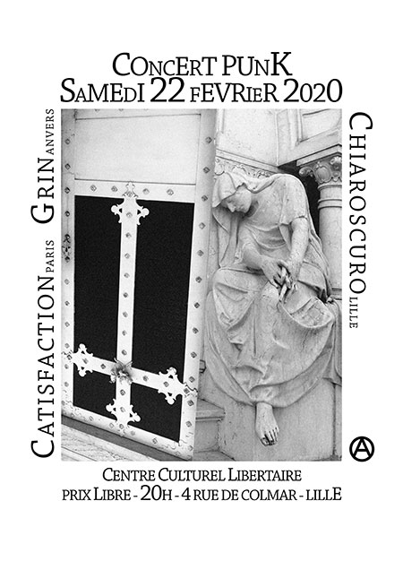 CATISFACTION / GRIN / CHIAROSCURO le 22 février 2020 à Lille (59)