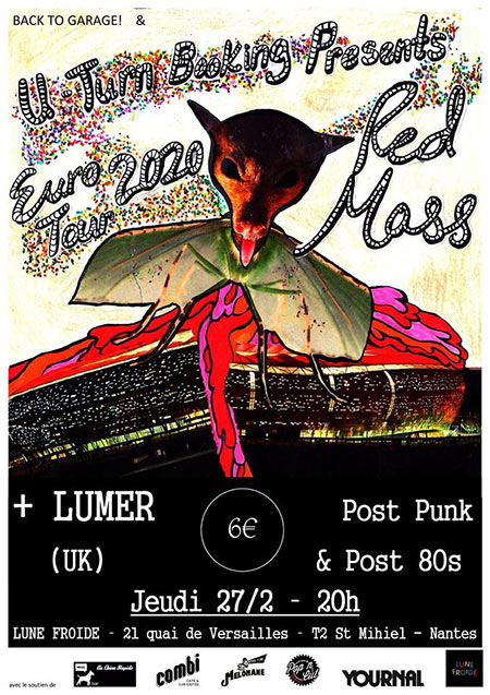 Red Mass + Lumer à Lune Froide le 27 février 2020 à Nantes (44)