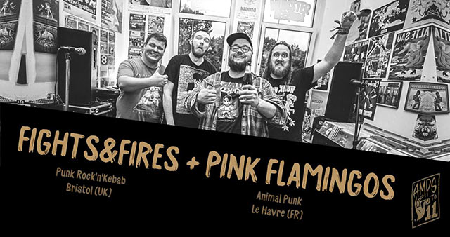 Fight and Fires + Pink Flamingos au 3 Pièces le 10 mars 2020 à Rouen (76)