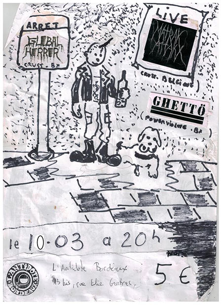 MatraK AttakK + Ghettö + Global Horror à l'Antidote le 10 mars 2020 à Bordeaux (33)