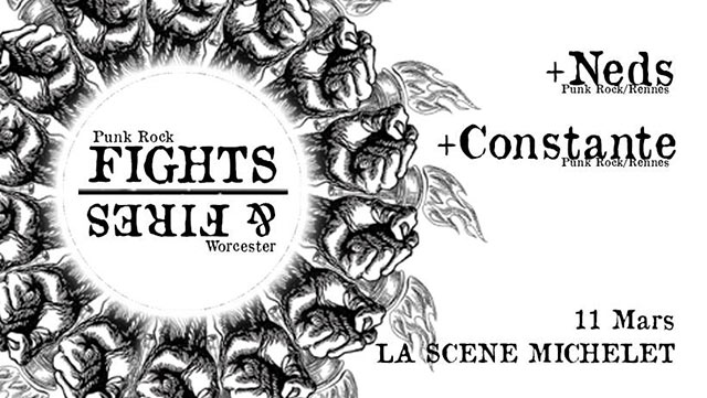 Fight and Fires + Neds + Constante à la Scène Michelet le 11 mars 2020 à Nantes (44)