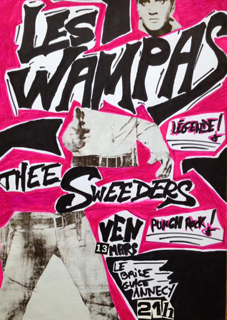 Les Wampas + Thee Sweeders au Brise Glace le 13 mars 2020 à Annecy (74)