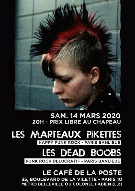 CONCERT AU CAFÉ DE LA POSTE le 14 mars 2020 à Paris (75)