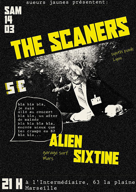 Alien Sixtine + Antic Radio à l'Intermédiaire le 14 mars 2020 à Marseille (13)