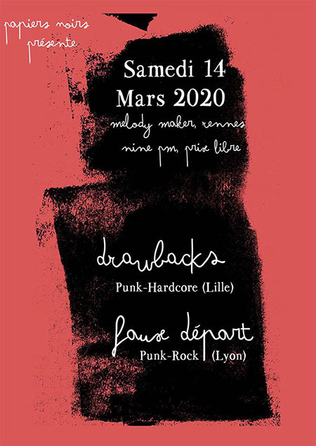 Faux Départ, Metrö | Melody Maker le 14 mars 2020 à Rennes (35)