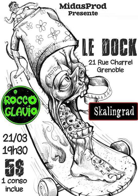 Ska Punk Party - Skalingrad + Rocco Glavio au Dock le 21 mars 2020 à Grenoble (38)