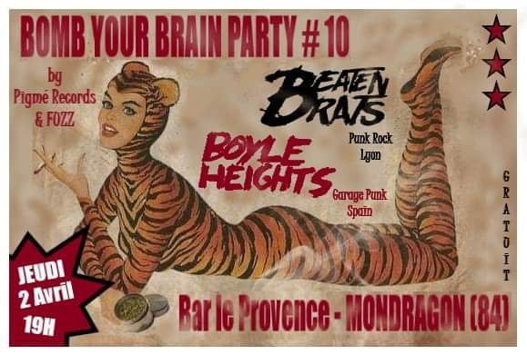 Beaten Brats + Boyle Heights au bar Le Provence le 02 avril 2020 à Mondragon (84)