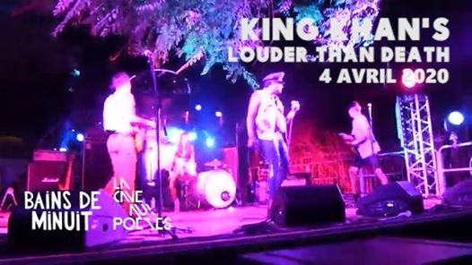 King Khan's Louder Than Death à la Cave aux Poètes le 04 avril 2020 à Roubaix (59)