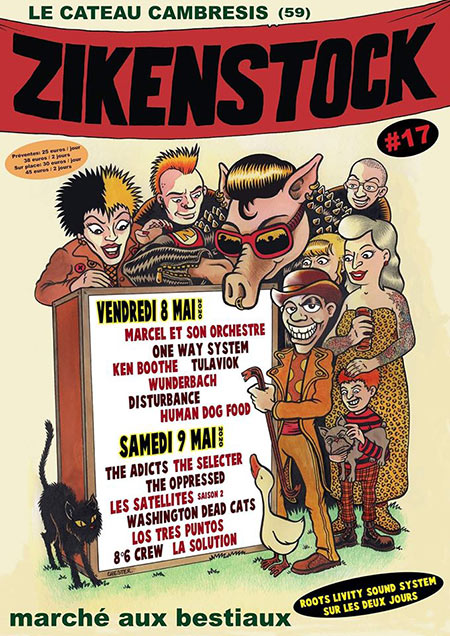 Festival Zikenstock #17 le 08 mai 2020 à Le Cateau-Cambrésis (59)