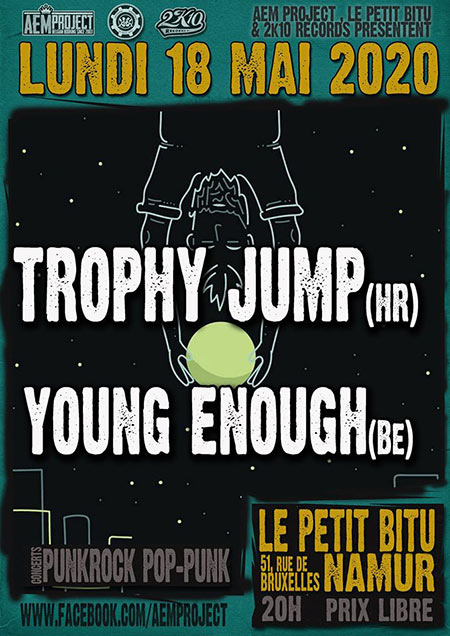 Trophy Jump + Young Enough au Petit Bitu le 18 mai 2020 à Namur (BE)