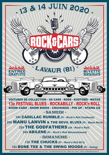 Festival ROCK'&'CARS le 13 juin 2020 à Lavaur (81)