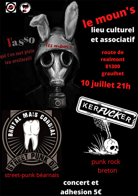 Kerfucker // B.M.C au Moun's le 10 juillet 2020 à Graulhet (81)