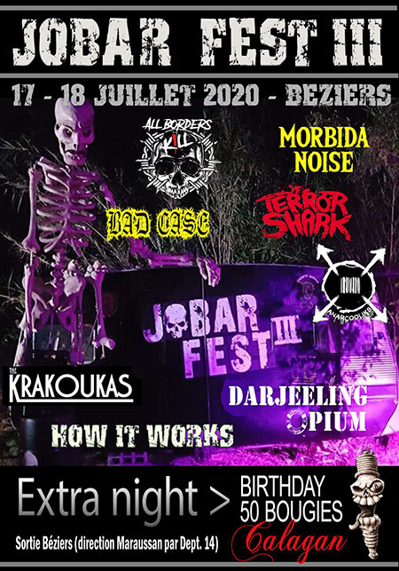 Jobar'Fest III le 17 juillet 2020 à Béziers (34)