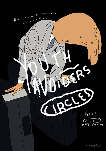 Youth Avoiders + Circles à Lune Froide le 25 septembre 2020 à Nantes (44)