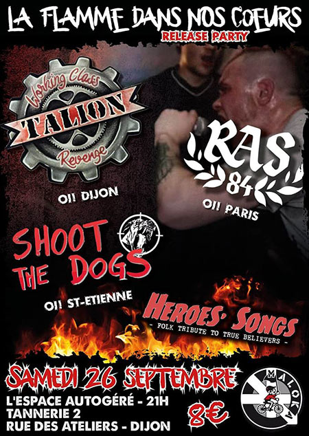 Talion + RAS 84 + Shoot The Dogs aux Tanneries le 26 septembre 2020 à Dijon (21)