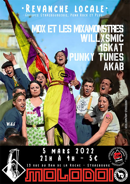 Revanche locale /// Punk Rock et Plus le 05 mars 2022 à Strasbourg (67)