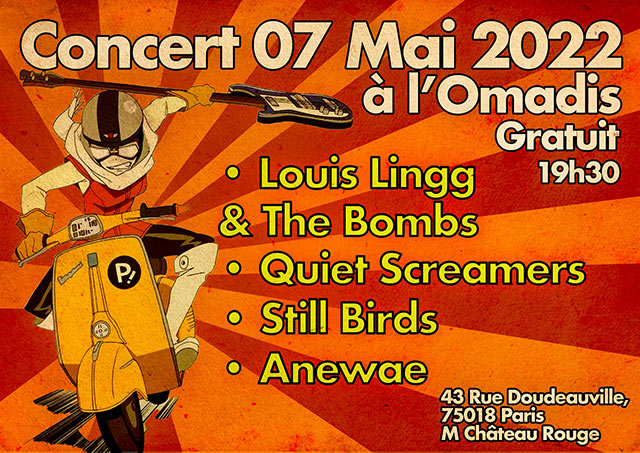 Concert à l'Omadis le 07 mai 2022 à Paris (75)
