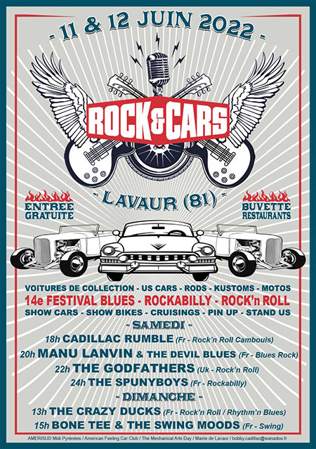 Festival ROCK'&'CARS le 11 juin 2022 à Lavaur (81)