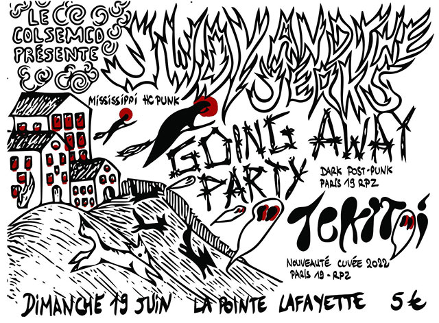 JUDY AND THE JERKS + GOING AWAY PARTY + TEKITOI le 19 juin 2022 à Paris (75)