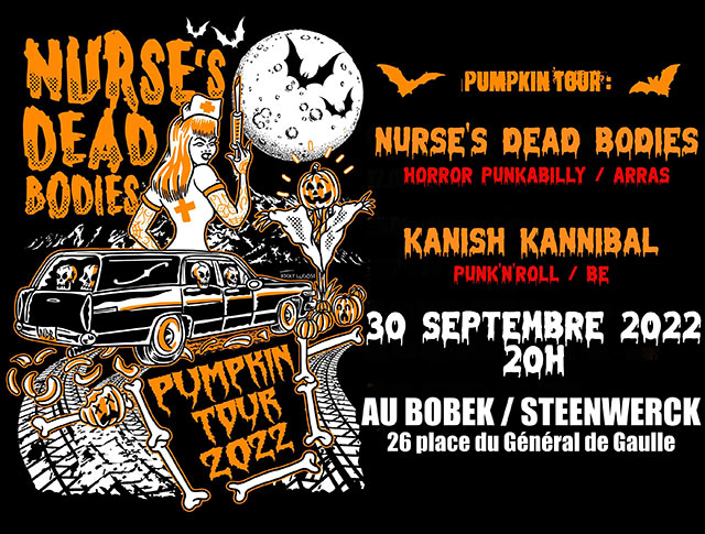 Nurse's Dead Bodies + Kanish Kannibal le 30 septembre 2022 à Steenwerck (59)