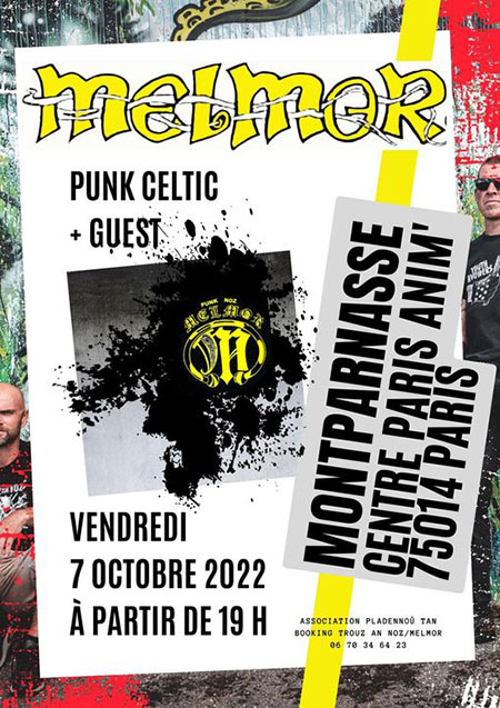 Icônes du Punk noz hxc/violon since 94' le 07 octobre 2022 à Paris (75)