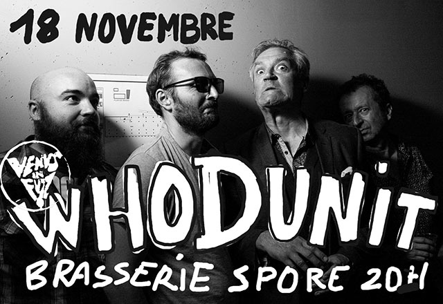 Whodunit en concert le 18 novembre 2022 à Gravigny (27)