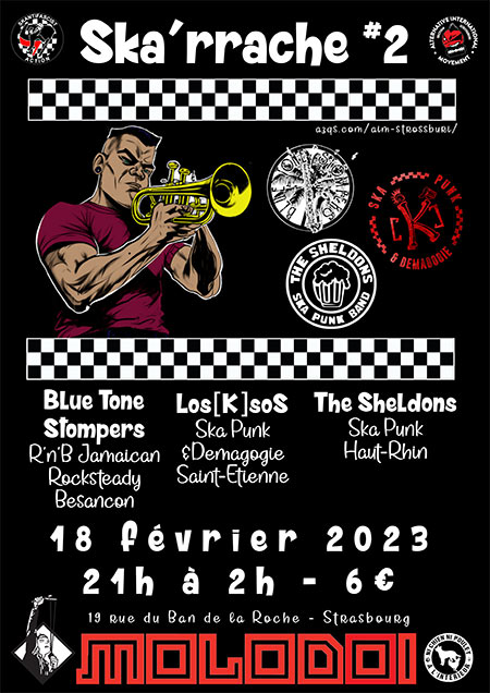 Ska'rrache #2 /// Ska Punk Rocksteady le 18 février 2023 à Strasbourg (67)