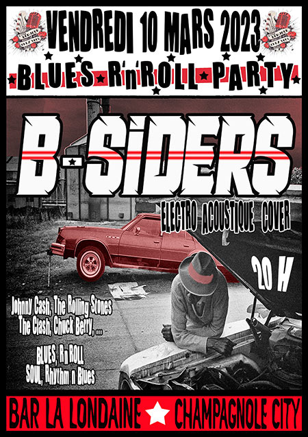 Blues R'n'Roll Party au bar La Londaine le 10 mars 2023 à Champagnole (39)