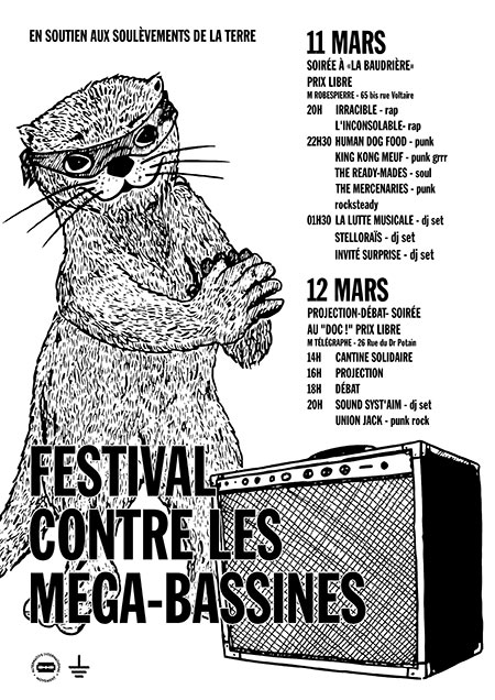Festival Contre Les Méga-Bassines le 11 mars 2023 à Montreuil (93)