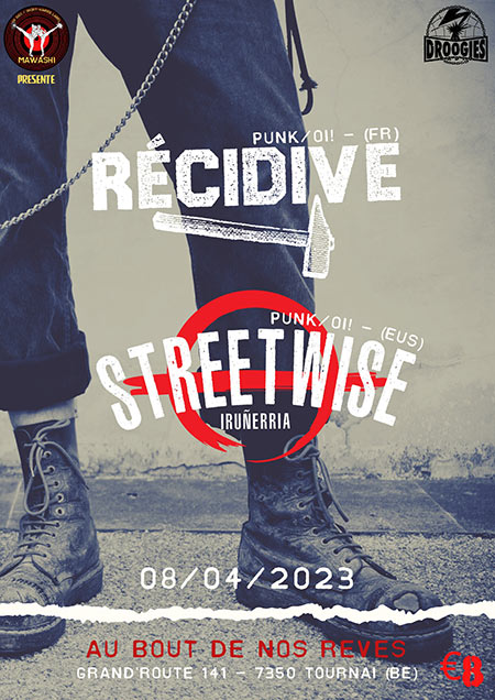 Streetwise / Récidive le 08/04/2023 à Tournai (BE)