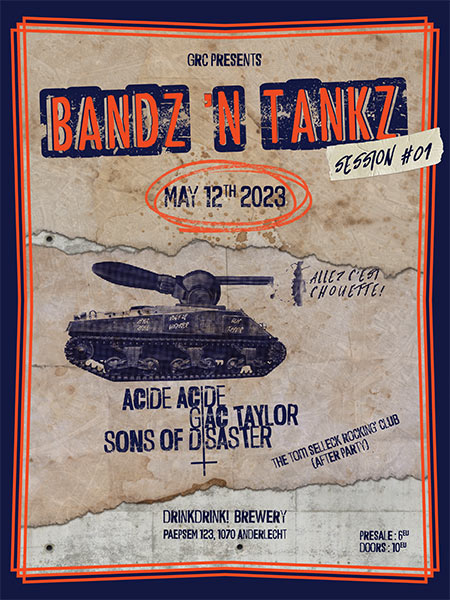 Bandz 'n Tankz le 12 mai 2023 à Anderlecht (BE)