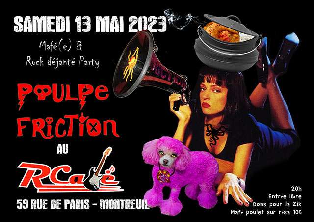 Poulpe Friction au R Café le 13 mai 2023 à Montreuil (93)