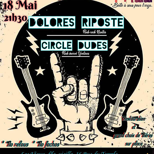Dolores Riposte & Circle Dudes @ Les vieux de la vieille le 18 mai 2023 à Reims (51)