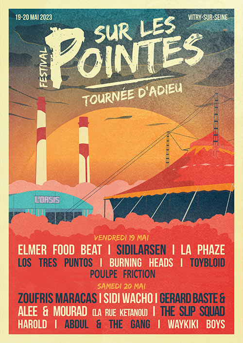 Poulpe Friction & Los Tres Puntos & Burning Heads & La Phaze... le 19 mai 2023 à Vitry-sur-Seine (94)