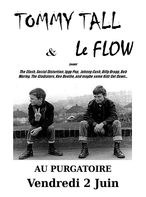 Tommy Tall & Le Flow en concert acoustique au Purgatoire le 02 juin 2023 à Paris (75)