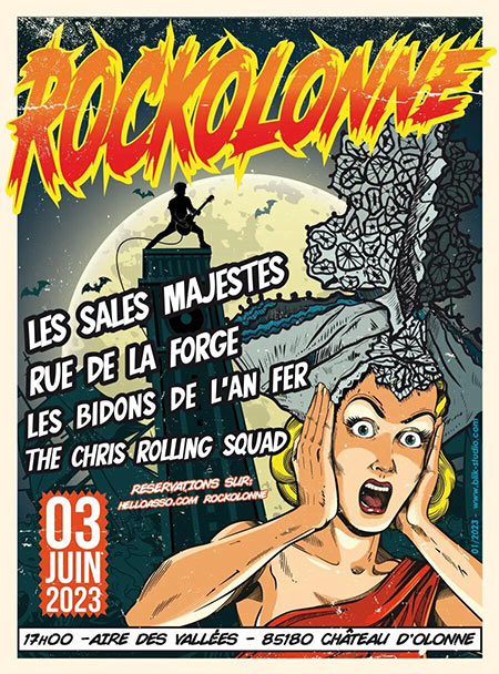 Festival RockOlonne le 03 juin 2023 à Château-d'Olonne (85)