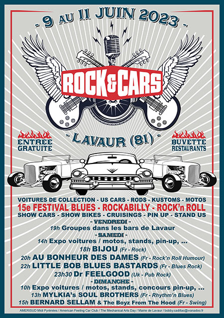 Festival ROCK'&'CARS le 11/06/2023 à Lavaur (81)