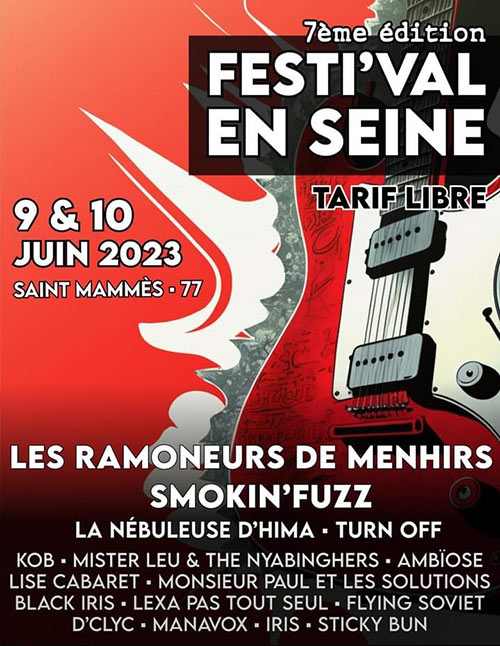 FESTI'VAL EN SEINE le 09 juin 2023 à Saint-Mammès (77)