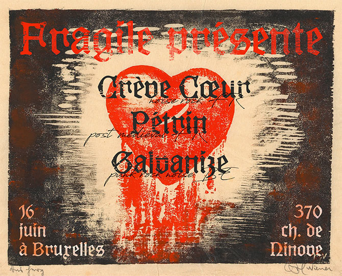 Fragile présente : Crève Cœur au 370 Grados le 16 juin 2023 à Molenbeek-Saint-Jean (BE)