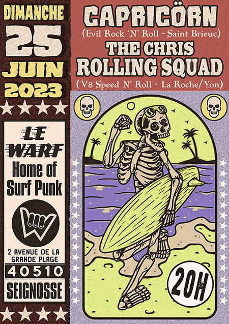 Concert au Wharf (Home of Surf Punk) le 25 juin 2023 à Seignosse (40)