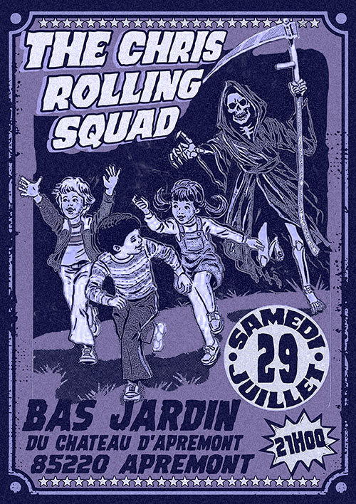 The Chris Rolling Squad le 29 juillet 2023 à Apremont (85)