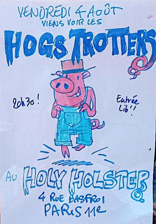 Les Hogs Trotters au Holy Holster le 04 août 2023 à Paris (75)