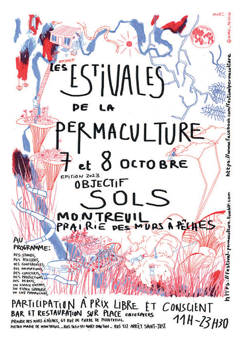 Les Estivales de la Permaculture le 07 octobre 2023 à Montreuil (93)