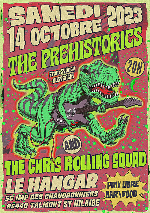 The Chris Rolling Squad + The Prehistorics le 14/10/2023 à Talmont-Saint-Hilaire (85)