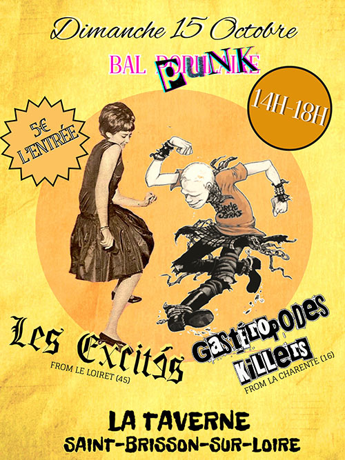Bal Punk à la Taverne le 15 octobre 2023 à Saint-Brisson-sur-Loire (45)