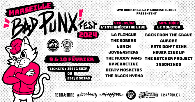Bad Punx Fest le 09 février 2024 à Marseille (13)