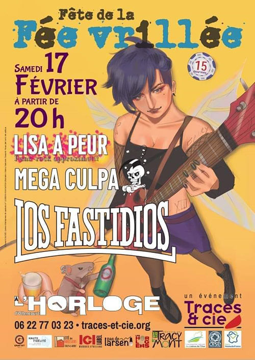 Los Fastidios + Méga Culpa + LisaApeur le 17 février 2024 à Tracy-le-Mont (60)