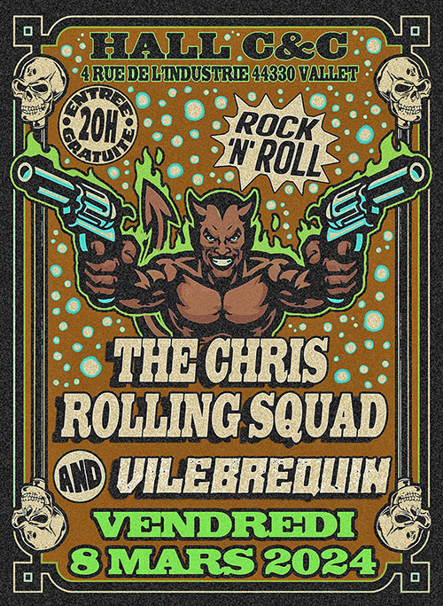 The Chris Rolling Squad + Vilebrequin le 08/03/2024 à Vallet (44)